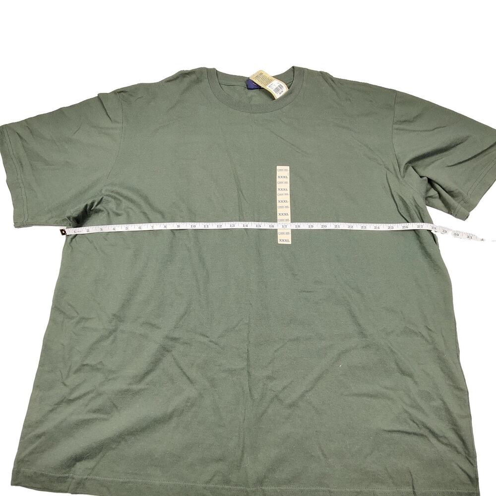 Cherokee Shirt Mens 3XL Green Short Sleeve Crew Neck Cotton Tee Casual T-Shirt - Picture 6 of 9